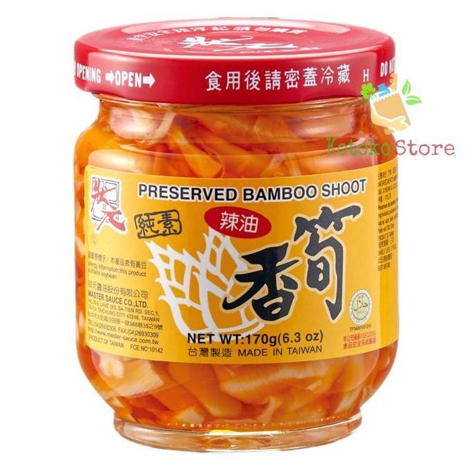 Master Preserved Bamboo Shoot / Master Acar Rebung Taiwan 170gr