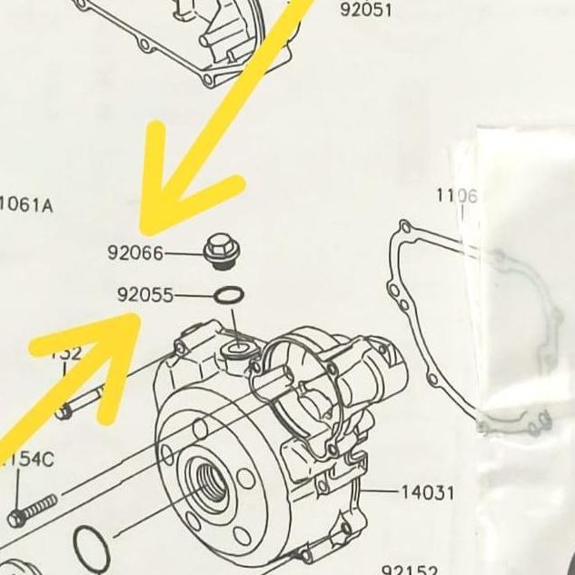 tutup magnet klx 150 atas include o ring