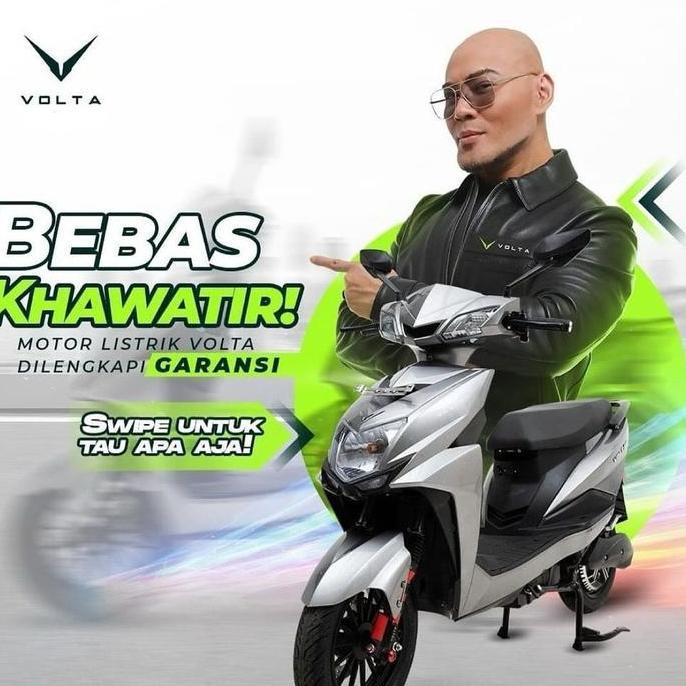 Terlaris Motor Listrik Subsidi Volta 401 Baterai Lithium Bisa Swap Baterai Garansi Resmi (Otr)