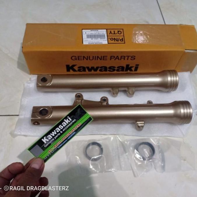 Tabung Shock Bottom Shock Depan Ninja Rr Old Zx Gold Original Kawasaki
