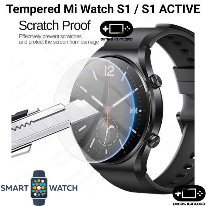 Tempered Mi Watch S1 / S1 ACTIVE screen protector glass lcd xiaomi watch s1 active