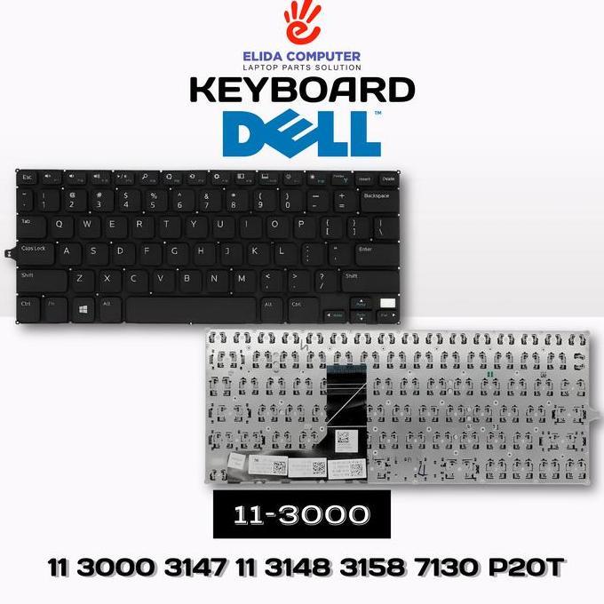 Keyboard Dell Inspiron 11 3000 3147 11 3148 P20T 3158 7130