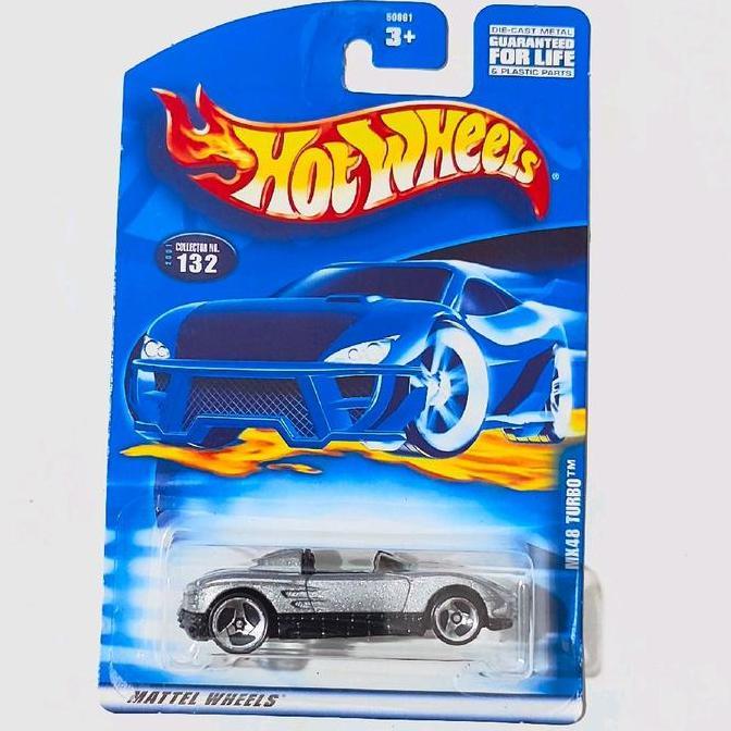 HOTWHEELS HOT WHEELS MX48 MX 48 TURBO SILVER POLOS 2001 BASE BESI FUN99
