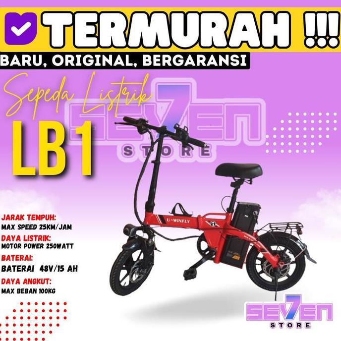 Terlaris Sepeda Lipat Listrik Via U Winfly Lb 1
