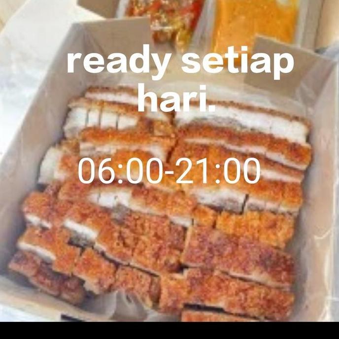 ferdinanecer - babi panggang asin garing /samcan crispy pork 1kg.