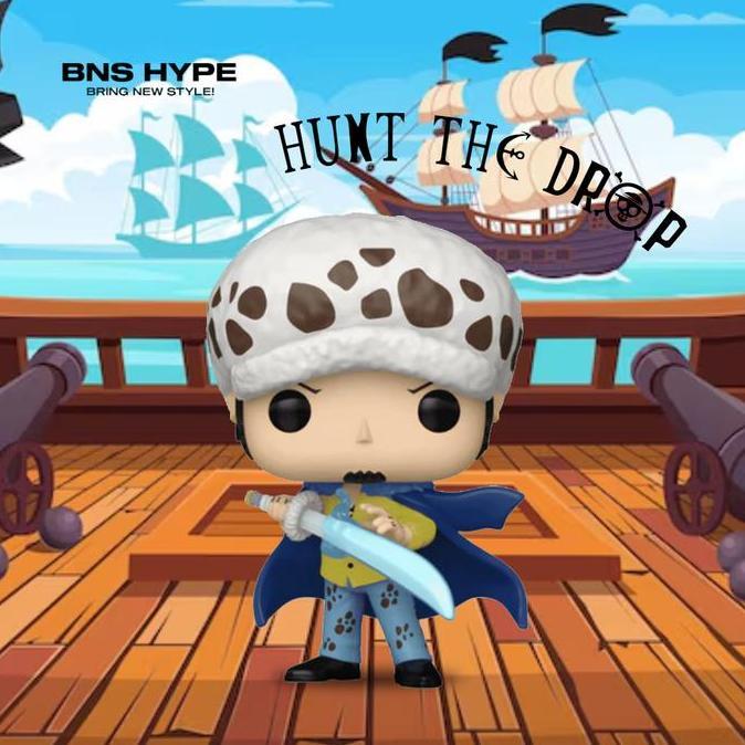 Funko POP One Piece Trafalgar Law with Blue Anesthesia Glow