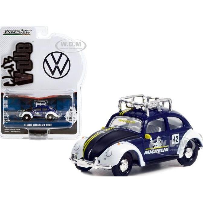 36050-E GREENLIGHT CLASSIC VOLKSWAGEN BEETLE #42 MICHELIN TIRES VW