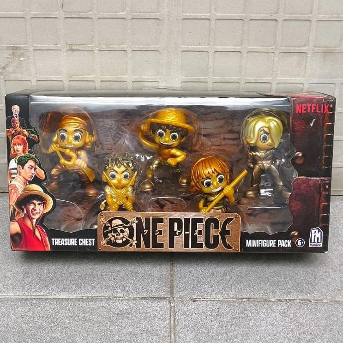 PHATMOJO NETFLIX ONE PIECE TREASURE CHEST MINIFIGURE PACK MONKEY D LUFFY ZORO SANJI USOPP NAMI