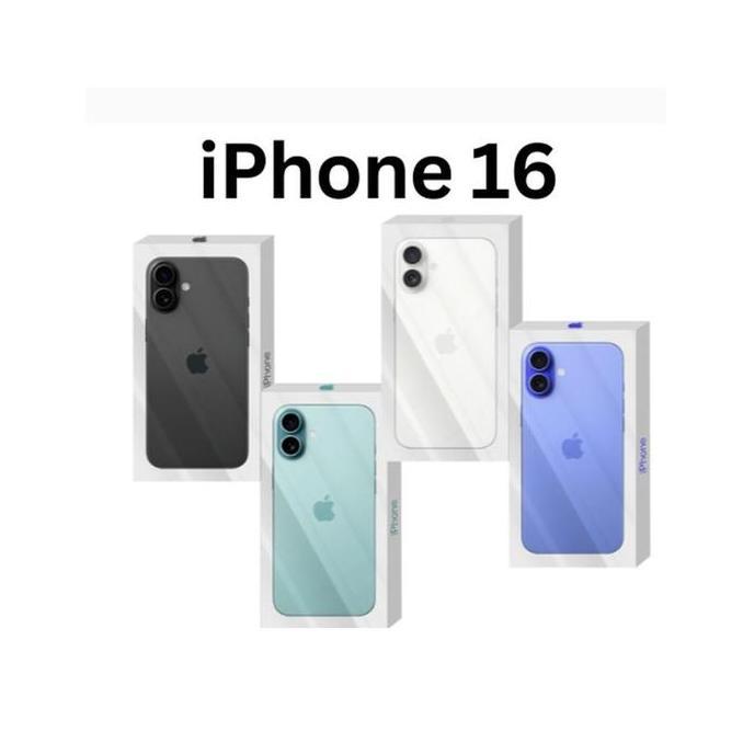 Comunicazione- Apple Iphone 16 128Gb 256Gb 512Gb A18 Cpu 6C Gpu 5C Oled Resmi Ibox