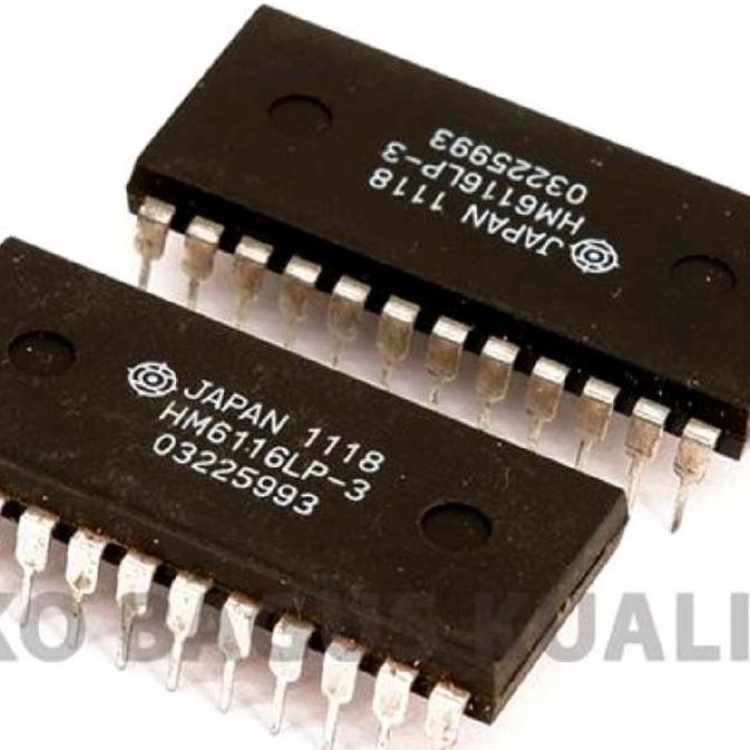 IC HM6116 HM 6116 IDENTIK HM5116 HM 5116 LH 5116 LH5116 RAM STATIC MEMORY SHARP NOS SAF12