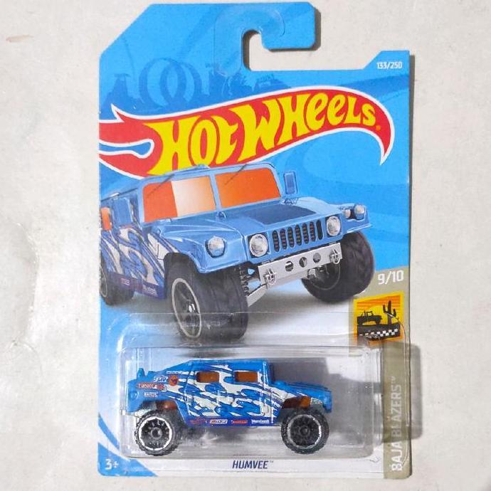 HOTWHEELS HOT WHEELS HUMVEE HUMMER BIRU 2019 BAJA BLAZERS TREASURE HUNTS REGULER TH BASE BESI FUN99