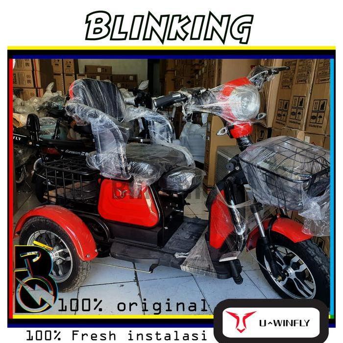 Terlaris Sepeda Listrik Roda 3 Maleo Uwinfly