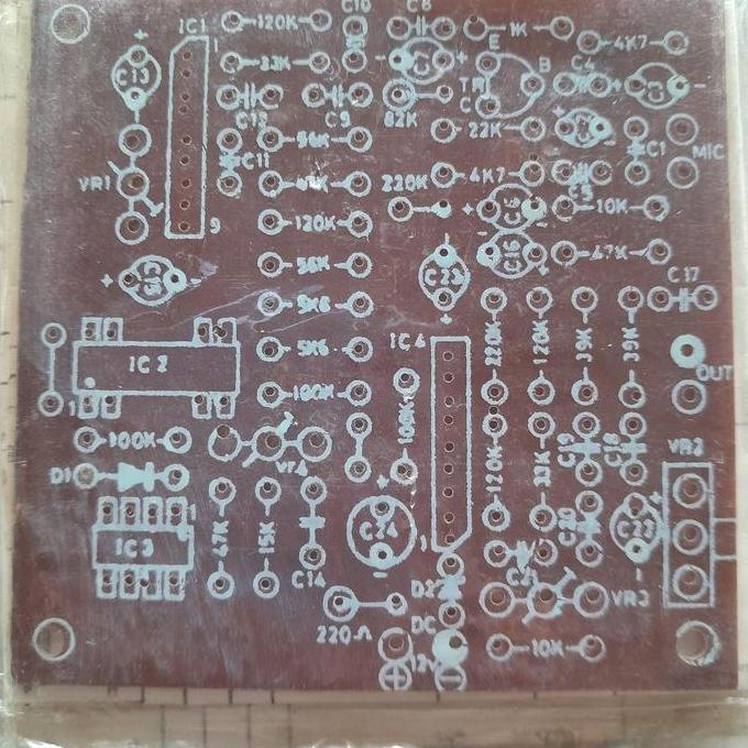 PCB ECHO MN3005 / MN3008 REPEATER (PEMBANGKIT GEMA) JADUL SAF12