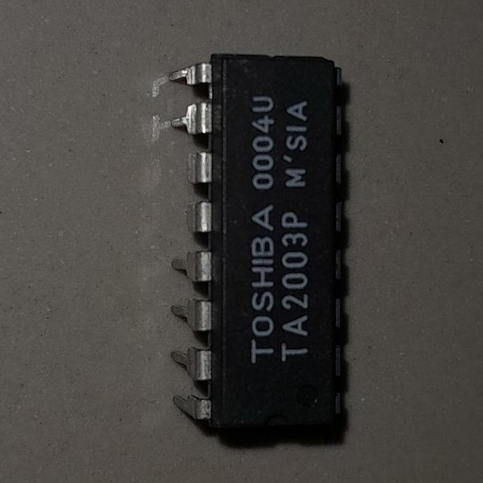 IC TA2003 TA 2003 RECEIVER AM FM ORI TOSHIBA WHITE MARKING NOS SAF12