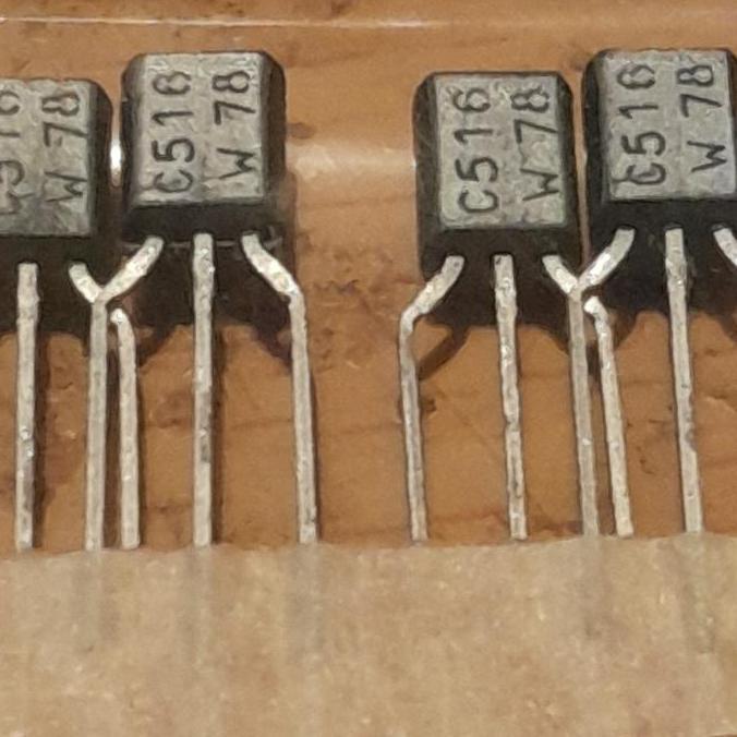 TRANSISTOR DARLINGTON BC516 BC 516 C516 PHILIPS NOS SAF12
