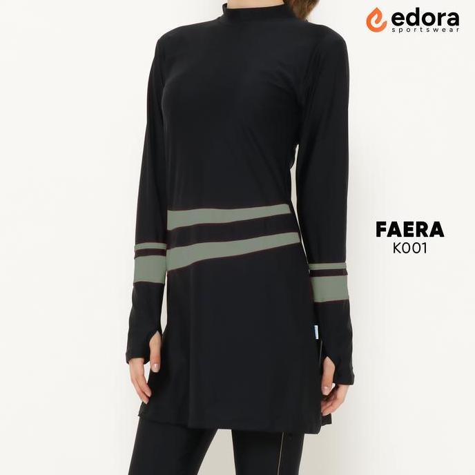 (BISA COD) Edora Sportswear -  Baju Renang Dewasa Wanita Baju Renang Muslimah Bahan Spandex Nylon - 