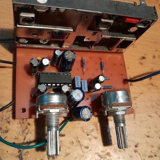 KIT TUNER BLOCK FM MITSUMI FAE347 FAE 347 & AMPLIFIER STEREO TEA2025 SAF12