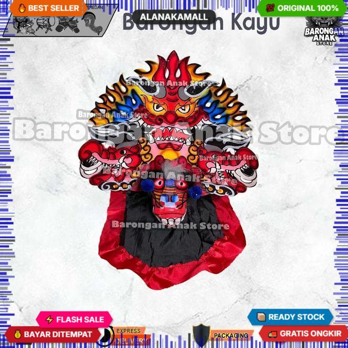 Barongan Anak Store Caplokan Kapsul Anak-Anak Bahan Kayu Jamang Talang Dijamin Bagus