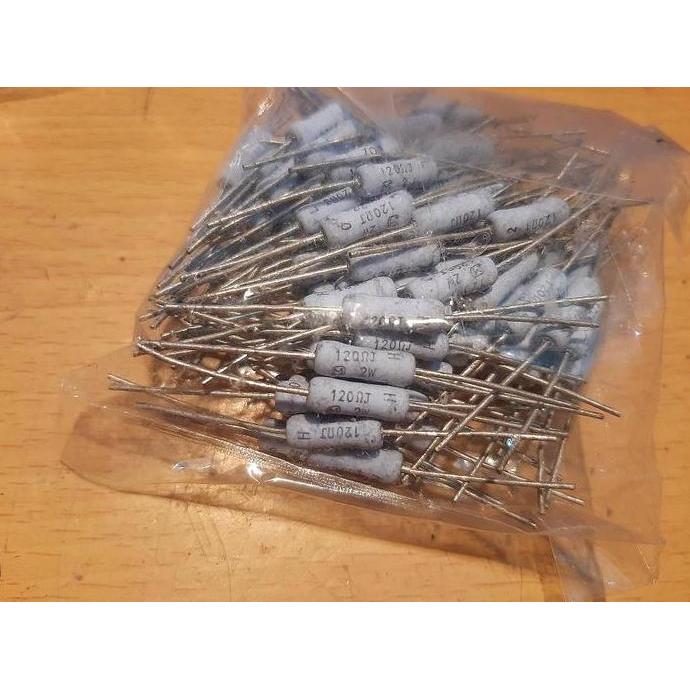 RESISTOR 120R 120OHM 120 OHM 2WATT 2 WATT MATSUSHITA/PANASONIC SAF12