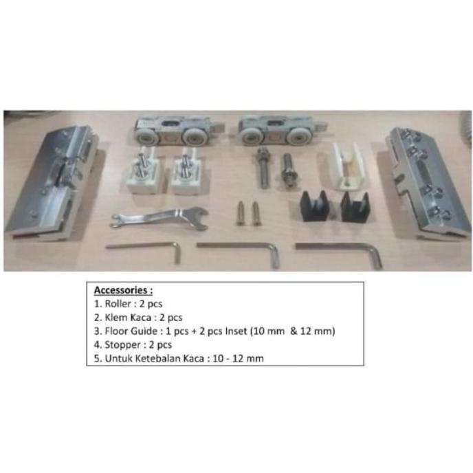 Rel Sliding Pintu Kaca Dekkson SGD L4 8111A Sliding Glass Door Track