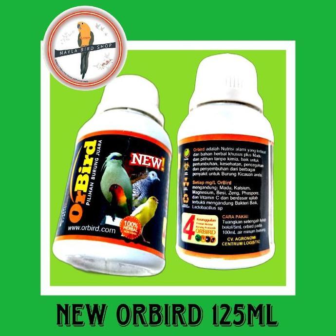 Orbird Vitamin Burung New Orbird Vitamin Nutrisi & Mineral Burung Juara Allshop