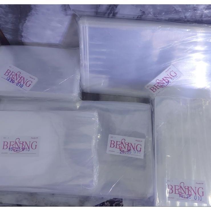 Plastik Pp Tebal 010 Cap Bening, Cocok Buat Kripik,Snack Dll