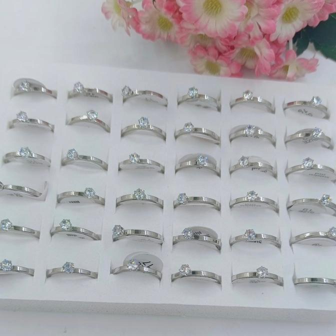 Cincin Mata Diamond Kecil Terbaru Isi 36Pcs