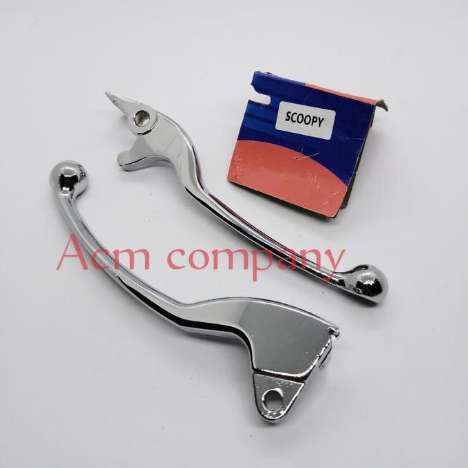 Handle handel rem chrome set Honda Scoopy Karbu , scoopy fi ring 14