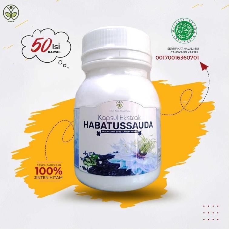 Kapsul Jinten Hitam Murni Habatusauda Murah | Habbasyifa Original Habasifa Kapsul Isi 50 Habbatussau