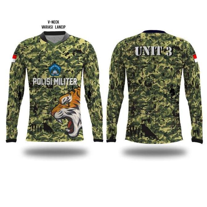 Kaos Baju Jersey Jersy Polisi Police Tni Provost Propam Pm Loreng Army