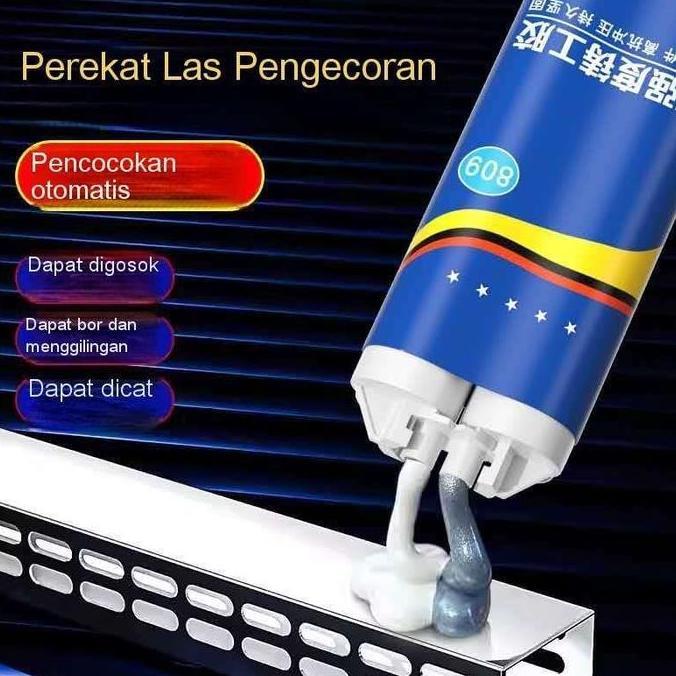 Promo Tertell Lem Besi Ab Tertell 100Ml Tahan Panas Industrial Metal Repair Glue Lem Ab Super Kuat L