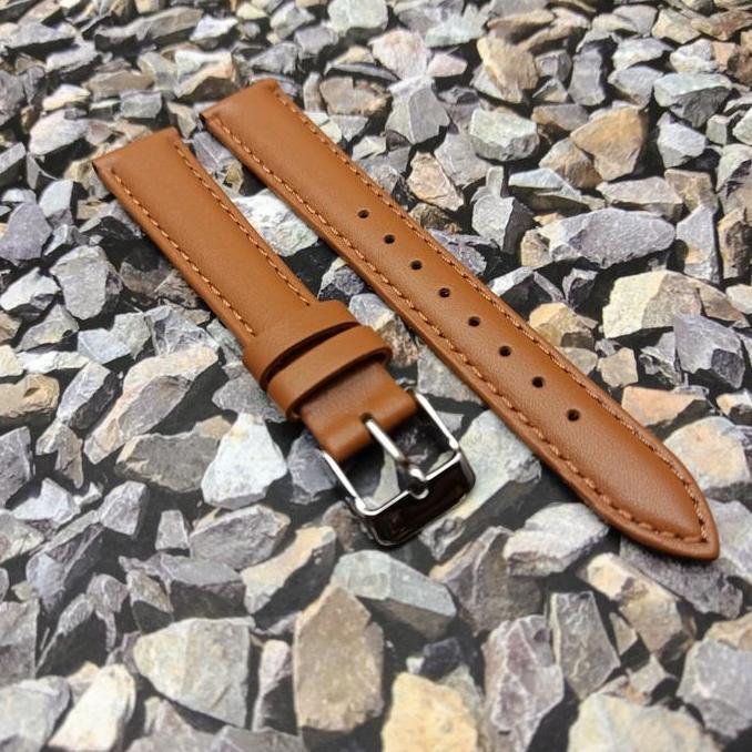 Tali Casio AC Q&Q Tali Jam Tangan Kulit Ukuran 16 mm Kulit Asli