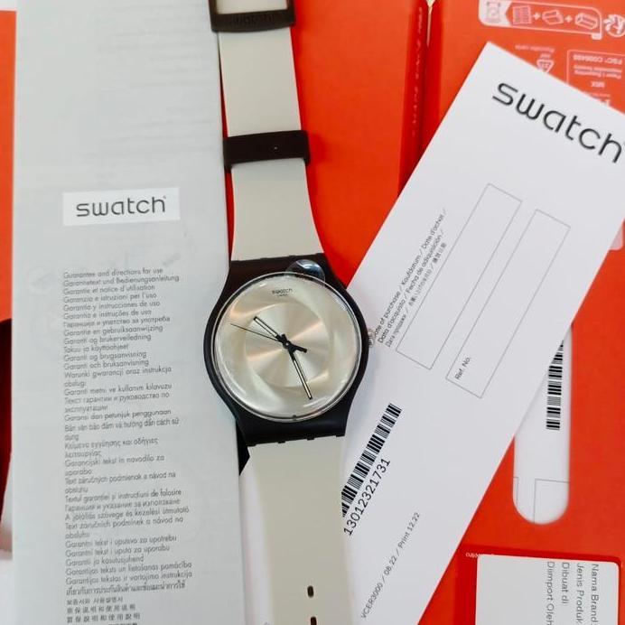 Swatch Analog Jam Tangan Pria Strap Karet SUOC104 AVENIDA Original