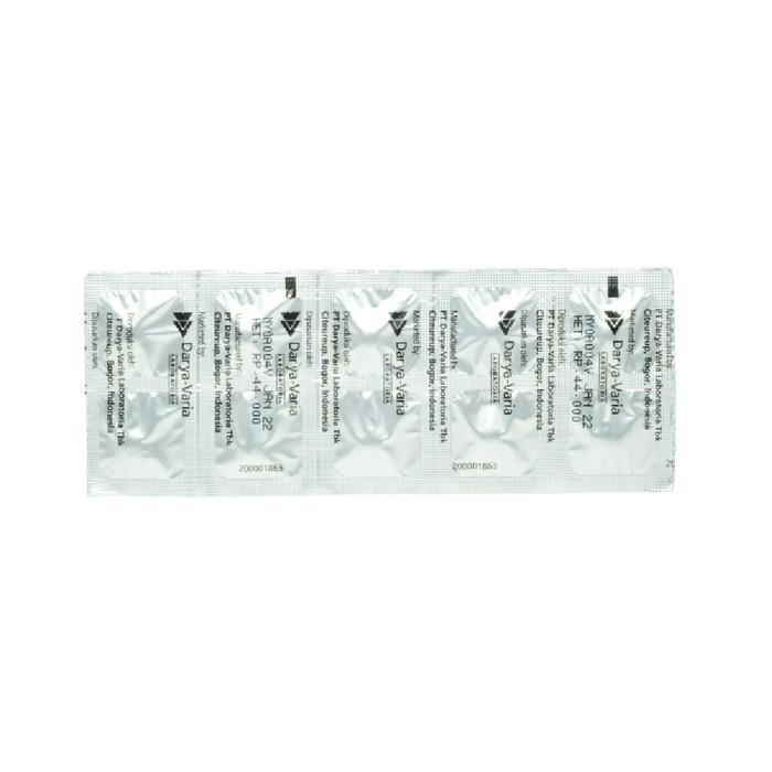 MOLOCO B12 1 STRIP @ 10 TABLET SALUT GULA