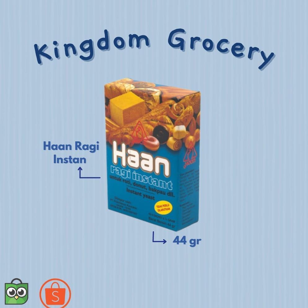 Haan Ragi Instant 4x11gr Untuk Donat Dan Roti