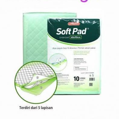 underpad 60x90 Soft pad size XL perlak alas pipis Diskon