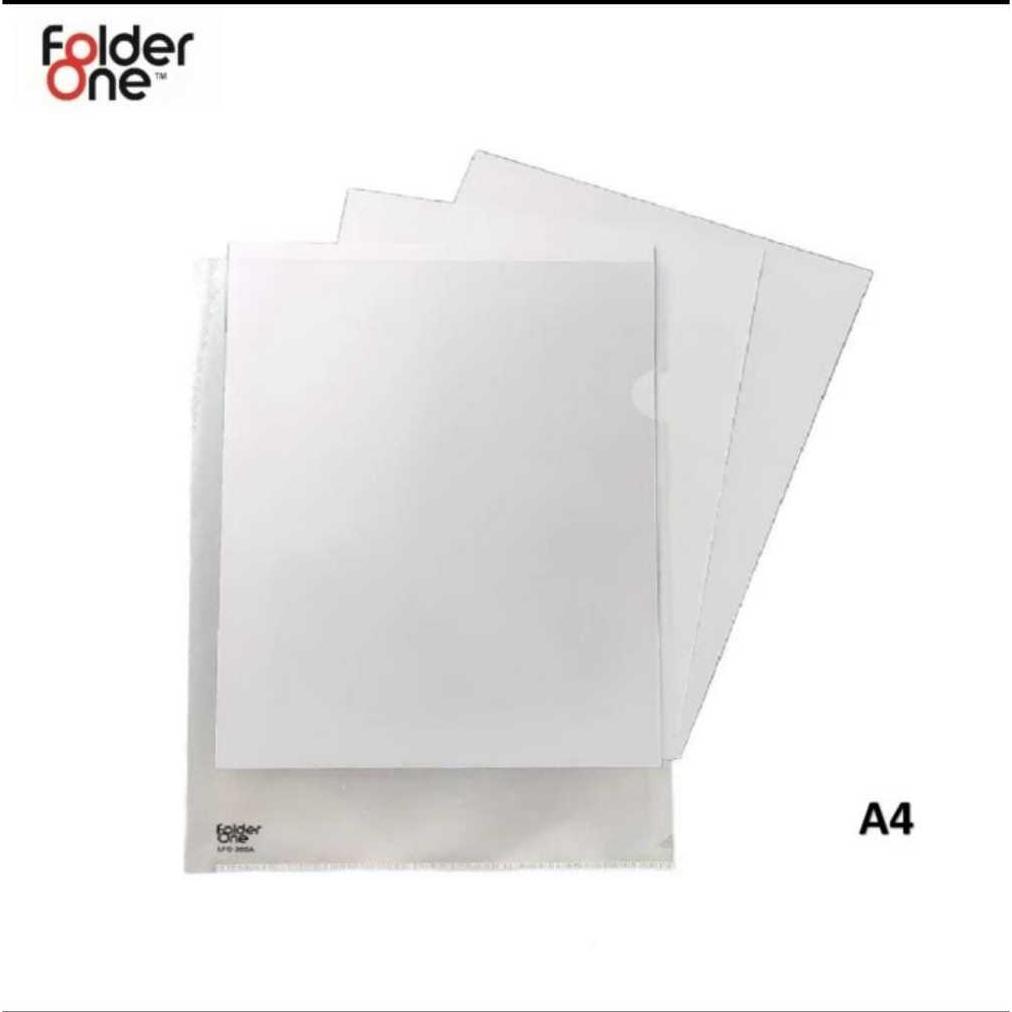 Map L A4 EMBOS / Map Bening A4 Kulit Jeruk MY FOLDER (1LUSIN) **