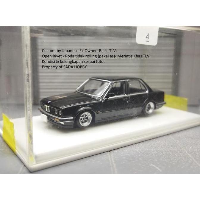TLV TOMICA LIMITED VINTAGE 1/64 LV-N93B BMW 325I 4 DOOR HITAM CUSTOM CADATOYS