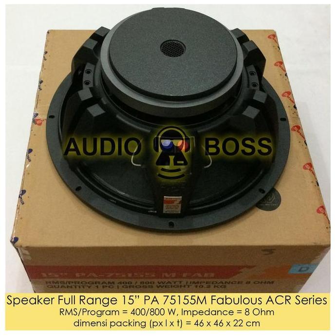 selatansana / Speaker Full Range 15 15 inch PA 75155 M Fabulous ACR 800 Watt 800W Diskon