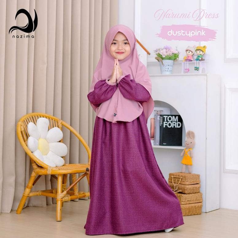 Diskon Nazima Gamis Anak Narumi Dress