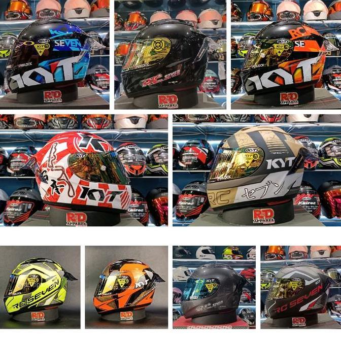 HELM KYT RC7 PAKET GANTENG Motorcycle