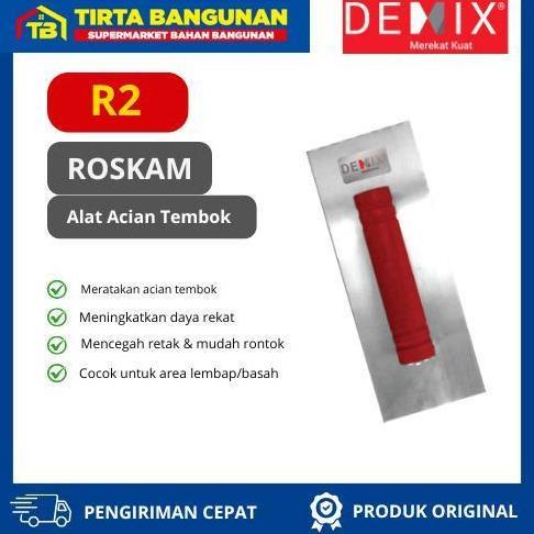 DEMIX R2 ROSKAM ALAT ACIAN TEMBOK MERATAKAN ACIAN DENGAN KEMIRINGAN 45 UNTUK APLIKASI ACIAN TEMBOK