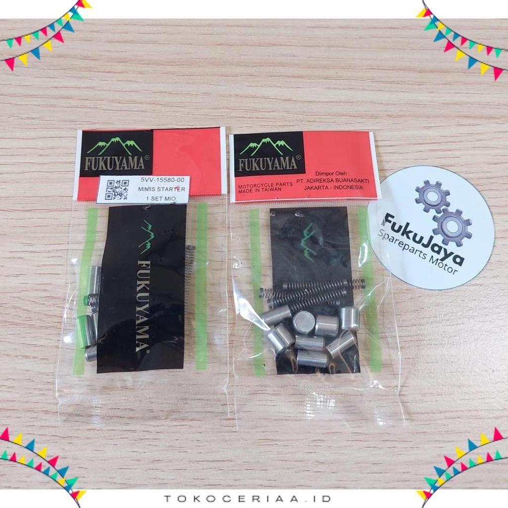Exclusive Fukuyama Mimis Oneway Starter Gotri Pelor Stater Yamaha Mio (1 Set = 12 Pcs) (5Vv) - Fukuj