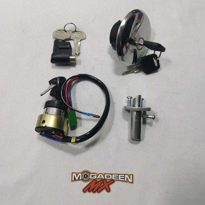 Ready Kunci Set Suzuki TS 125 Non Original Termasuk Kunci Kontak Jok Stang & Tutup Tangki Siap Kirim