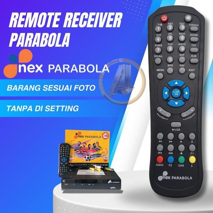 REMOT REMOTE RECEIVER NEX PARABOLA / MATRIX GARUDA / BURGERS S2 MINI /NexParabola Kuning Dangdut