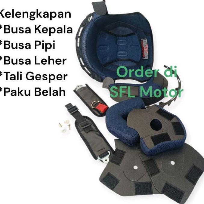 Busa Helm INK Centro Fullset Spon Daleman helm ink Centro + Karet list helm
