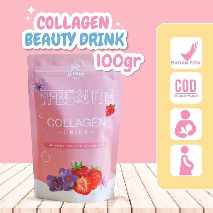 TF BEAUTE 200gr Collagen Drink Minuman Vitamin Untuk Mencerahkan Kulit Tubuh Collagen Gluthation