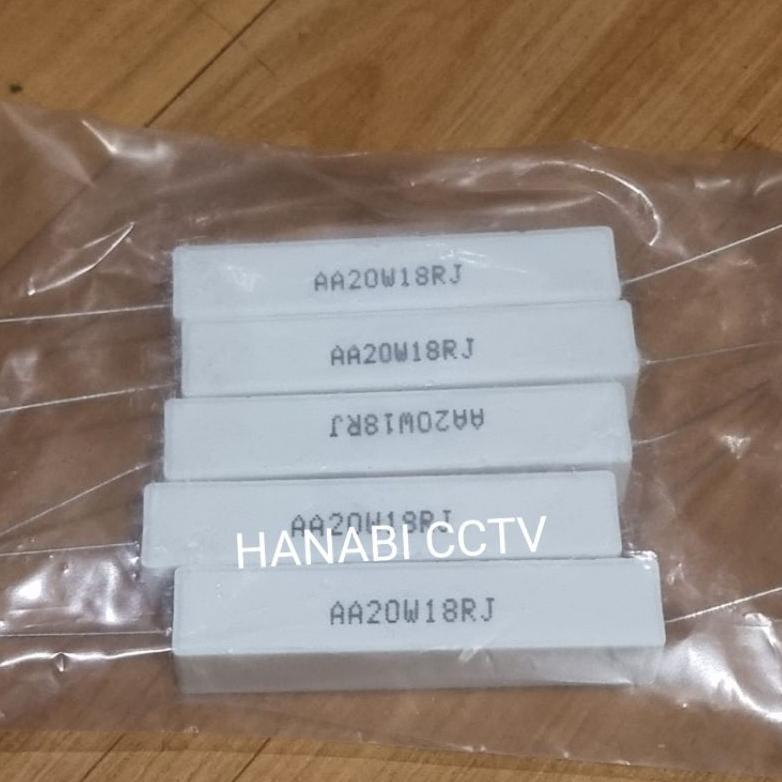 Resistor Kapur 20w 20 watt 20watt 10 12 18 20 22 33 39 47 56 100 200 300 OHM