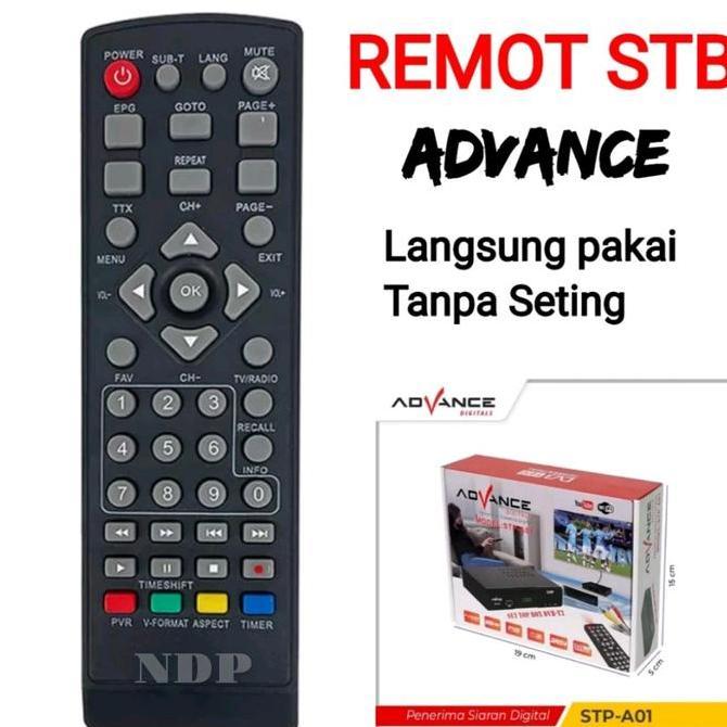 Remot stb  untuk set top box Advance