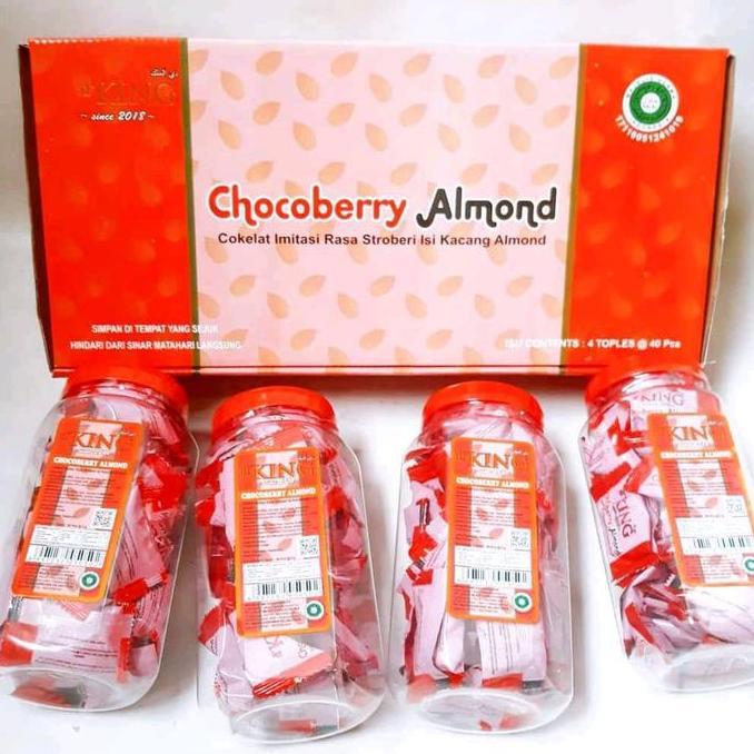 d'king choco bery Chocolate Amond Snacks Food